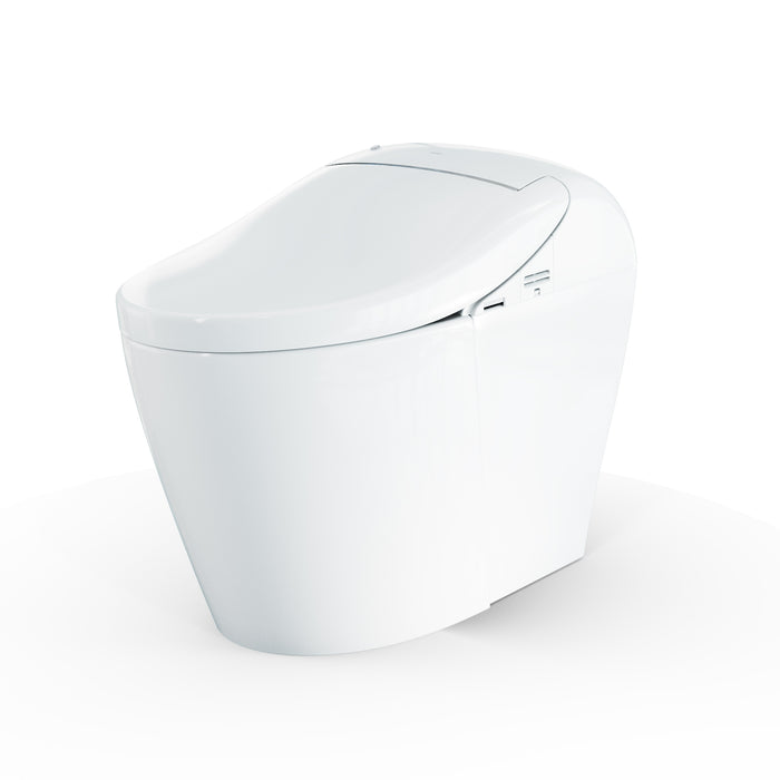 TOTO MS7631CEMFG#01 Washlet G5A 1.2 or Smart Universal Height Toilet with Integrated Bidet Seat, Cotton White