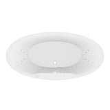 ANZZI FT-AZ101 Heidi 5.7 ft. Whirlpool and Air Bath Tub in White