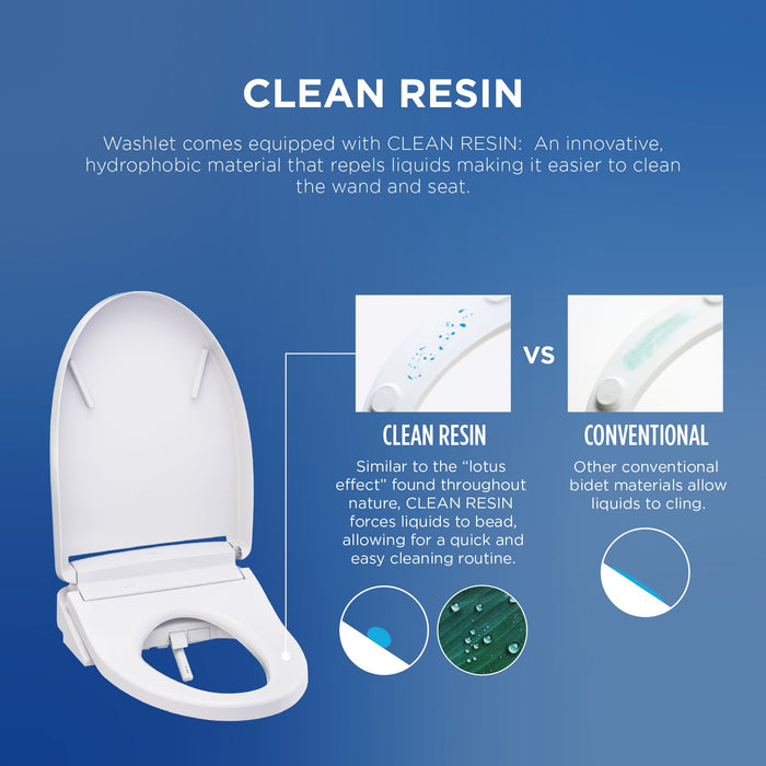 TOTO SW2336#01 WASHLET KS2 Bidet Toilet Seat with Instant Water Heating, Elongated, Cotton White