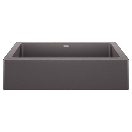 Blanco 526539 Vintera SILGRANIT 30" Single Bowl Apron-Front Farmhouse Sink - Cinder