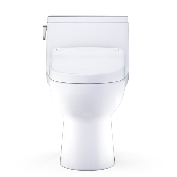 TOTO MW6723446CEFG#01 Redington WASHLET+ S5 One-Piece Elongated 1.28 GPF Universal Height Toilet