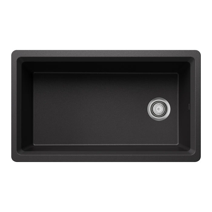 Blanco 443312 Inteos SILGRANIT 33" Single Bowl Undermount Workstation Kitchen Sink - Anthracite