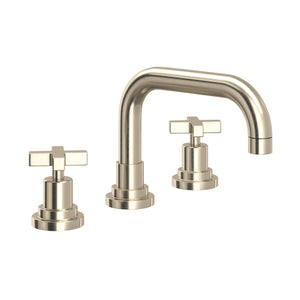 House of Rohl A2218XMSTN-2 Lombardia U-Spout Widespread Bathroom Faucet