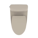 TOTO MS642124CUFG#03 Nexus 1G One-Piece Elongated Universal Height Toilet with SoftClose Seat, Bone