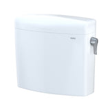 TOTO ST436EMNR#01 Aquia IV Cube Dual Flush Toilet Tank Only with Right Hand Trip Lever, Cotton White