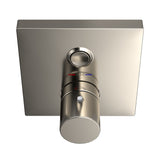 TOTO TBV02405U#PN Square Thermostatic Mixing Valve with One-Function Shower Trim, Polished Nickel