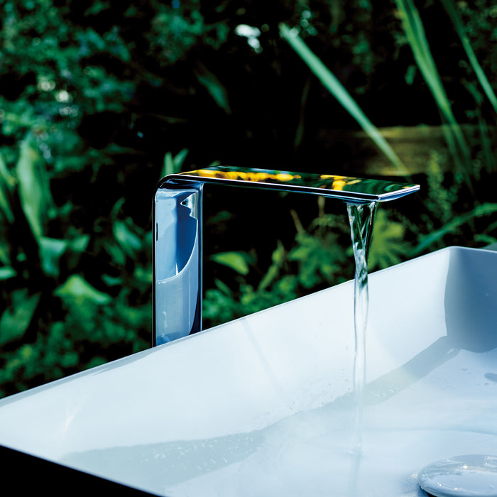 TOTO TLP02304U#CP ZL 1.2 GPM Single Handle Semi-Vessel Bathroom Faucet with Comfort Glide