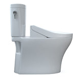 TOTO MW4483084CEMFGN#01 WASHLET+ Aquia IV Arc Two-Piece Elongated Dual Flush Toilet with C5 Bidet Seat