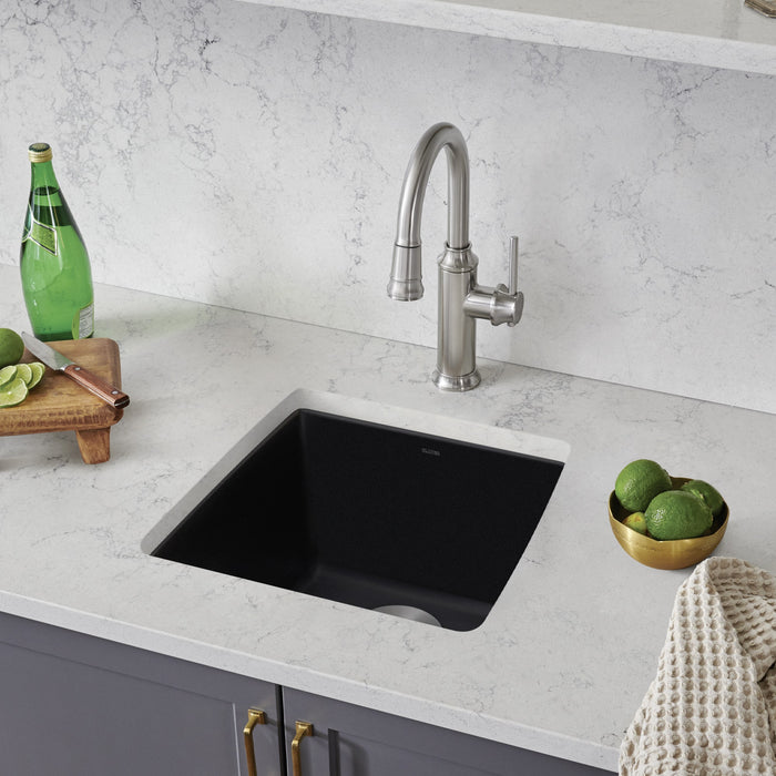 Blanco 442938 Performa SILGRANIT 17" Undermount Bar Sink - Coal Black