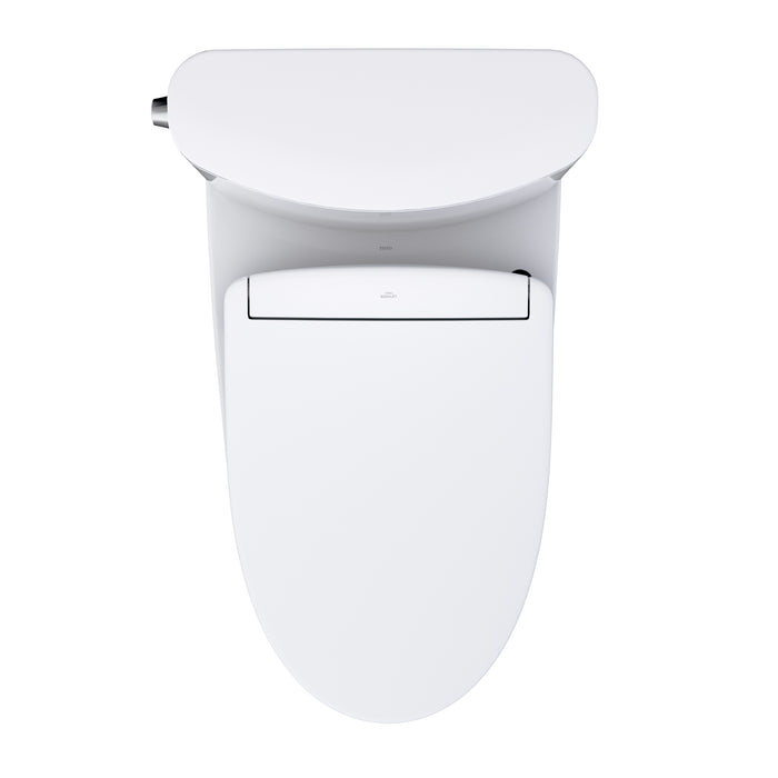 TOTO MW4423446CUFG#01 Washlet+ Nexus 1G Elongated 1.0 GPF Universal Height Toilet with S5 Bidet Seat, Cotton White