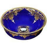 Sauano Series Vessel Sink in Royal Blue