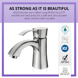 ANZZI L-AZ012BN Alto Series Single Hole Single-Handle Mid-Arc Bathroom Faucet in Brushed Nickel