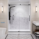 ANZZI SB-AZ101C ALEXANDER 60" x 30" Center Drain Shower Base in White