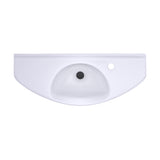 TOTO LT650G#01 Oval Wall-Mount Bathroom Sink with CEFIONTECT, Cotton White