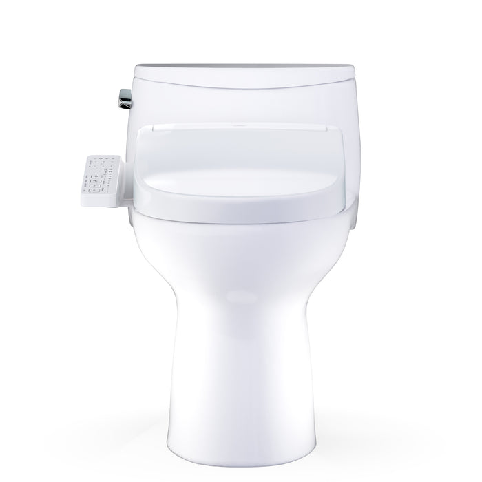 TOTO MW6183346CEFG#01 UltraMax Low Profile WASHLET+ S2 One-Piece Elongated 1.28 GPF Universal Height Toilet