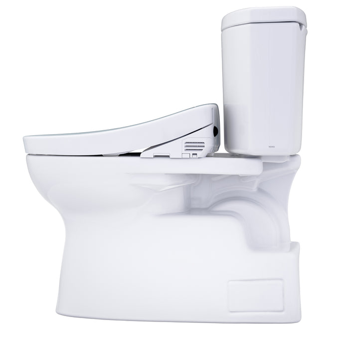 TOTO MW4743446CUFG#01 Vespin II 1G Elongated 1.0 GPF Universal Height Toilet with Washlet+ S5 Bidet Seat