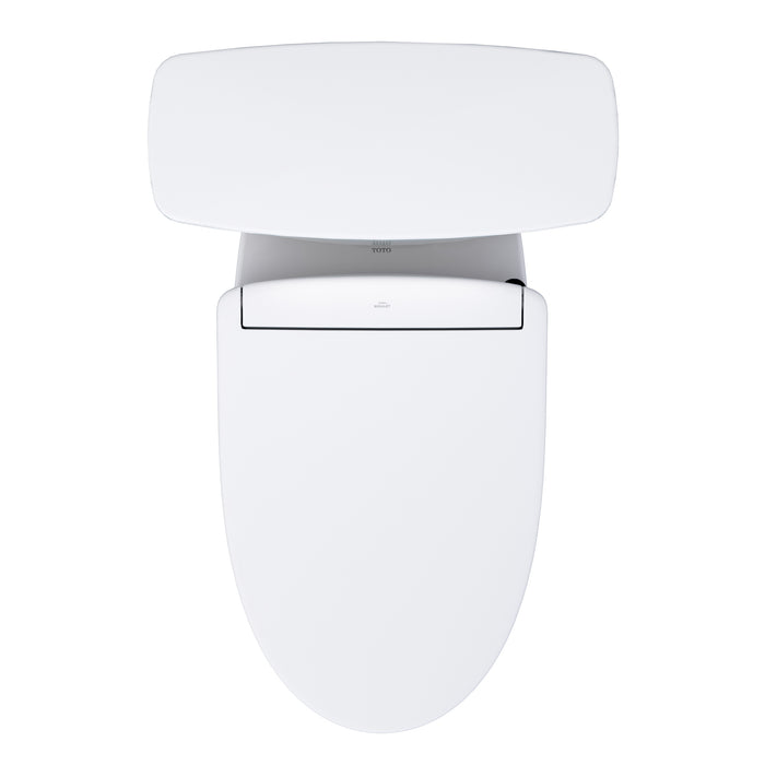 TOTO MW7863446CEG#01 Drake Transitional Washlet+ Two-Piece Elongated Regular Height Toilet with S5 Bidet Seat