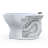 TOTO CT725CUFG#01 Commercial Flushometer Floor-Mounted Universal Height Toilet, Elongated, Cotton White