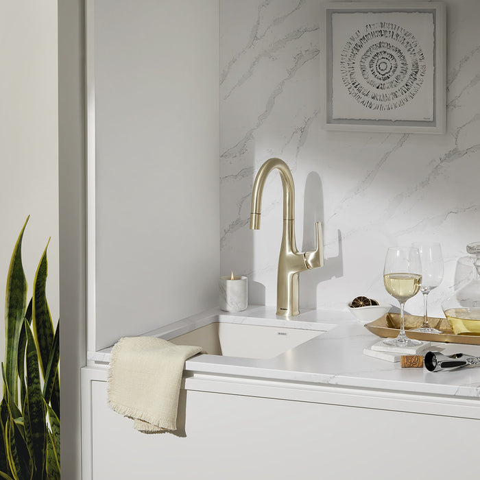 Blanco 442986 Rivana Pull-Down Bar Faucet - Satin Gold