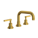 House of Rohl A2218LMULB-2 Lombardia U-Spout Widespread Bathroom Faucet