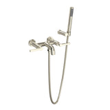 House of Rohl A2202LMPN Lombardia Wall Mount Exposed Tub Set with Handshower