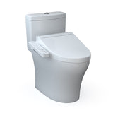 TOTO MW6463074CEMFGN#01 Aquia IV One-Piece Elongated Dual Flush Toilet and WASHLET C2 Bidet Seat