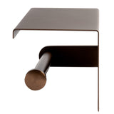 ALFI Brand ABTPP66-BC Brushed Copper PVD Stainless Steel Toilet Paper Holder with Shelf