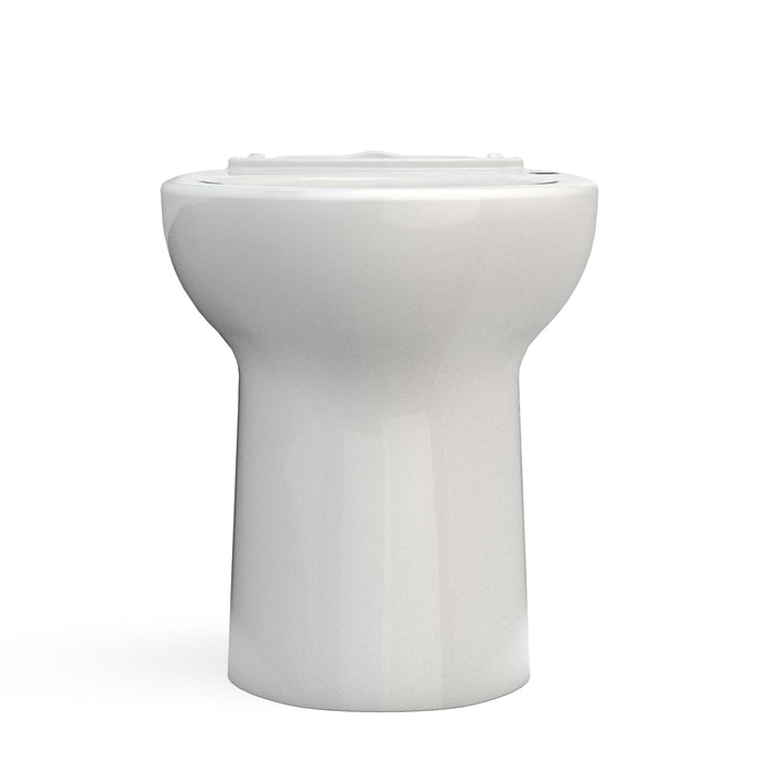 TOTO C776CEFG#11 Drake Elongated Universal Height Toilet Bowl with CeFiONtect, Colonial White