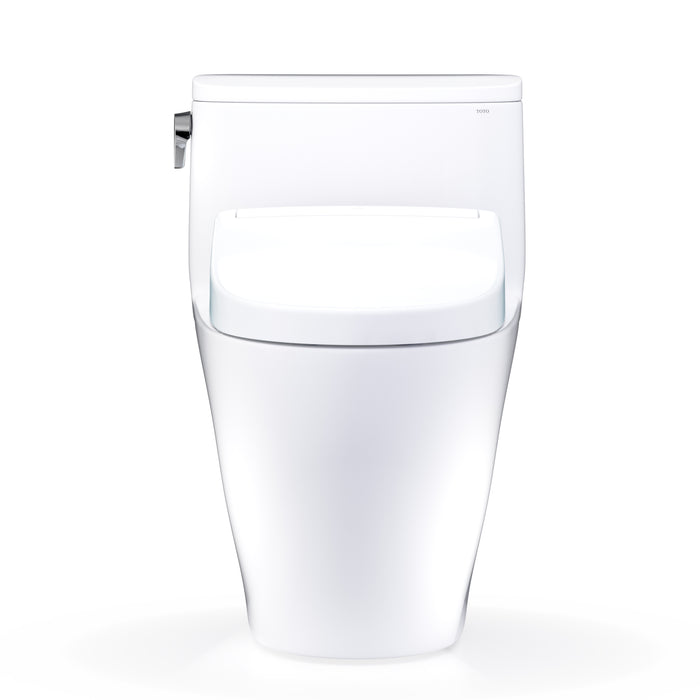 TOTO MW6423446CUFG#01 Nexus 1G One-Piece Elongated 1.0 GPF Universal Height Toilet with Washlet S5 Bidet Seat