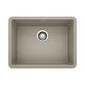 Blanco 522417 Precis SILGRANIT 24" Single Bowl Undermount Kitchen Sink - Truffle