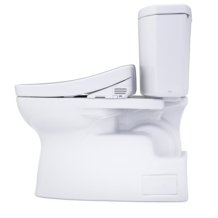 TOTO MW4743346CUFG#01 Vespin II 1G Elongated 1.0 GPF Universal Height Toilet with Washlet+ S2 Bidet Seat