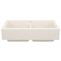 Blanco 527409 Vintera SILGRANIT 33" Double Bowl Apron-Front Farmhouse Sink - Soft White
