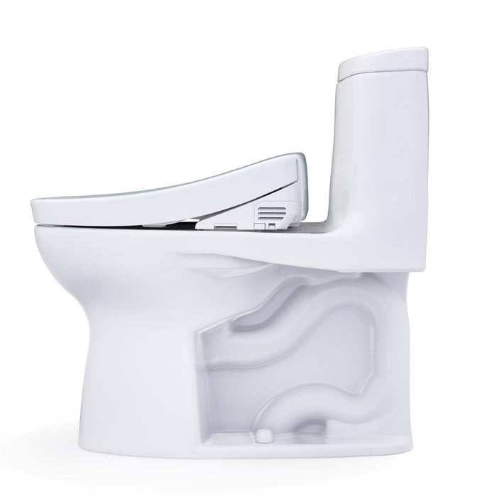 TOTO MW6043346CEFG#01 UltraMax II One-Piece Elongated Universal Height Toilet with Washlet+ S2 Bidet Seat