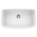 Blanco 441773 Valea SILGRANIT 32" Super Single Undermount Kitchen Sink - White
