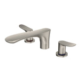 TOTO TBG01201U#BN GO Two-Handle Deck-Mount Roman Tub Filler Trim, Brushed Nickel