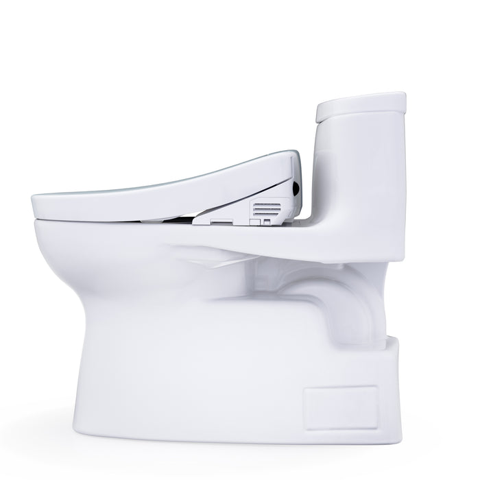 TOTO MW6443446CEFG#01 Carolina II One-Piece Elongated Universal Height Toilet with Washlet+ S5 Bidet Seat