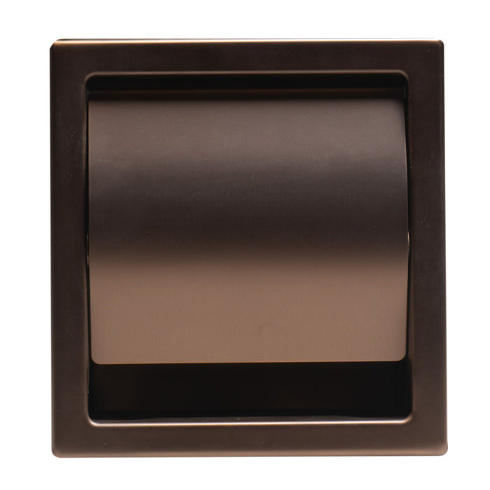 ALFI Brand ABTPP77-BC PVD Brushed Copper Stainless Steel Recessed Toilet Paper Holder with Cover