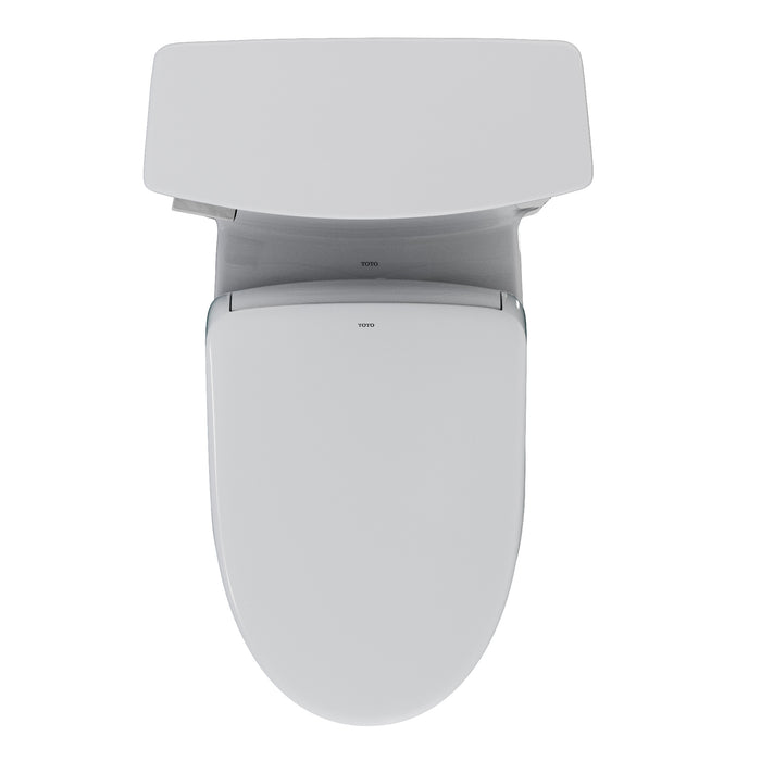 TOTO MW9644736CEFG#01 Washlet+ Soiree Elongated Universal Height Toilet with S7A Bidet Seat, Contemporary Lid