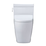 TOTO MW6264726CEFG#01 WASHLET+ Aimes One-Piece Toilet and WASHLET S7 Bidet Seat, Cotton White