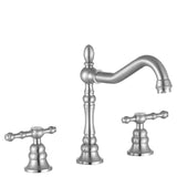 ANZZI L-AZ184BN Highland 8" Widespread 2-Handle Bathroom Faucet in Brushed Nickel