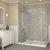 ANZZI SB-AZ012WL Field Series 36" x 60" Double Threshold Shower Base in White