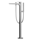 TOTO TBG07306U#CP GE Single-Handle Free Standing Tub Filler with Handshower, Polished Chrome