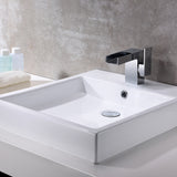 ANZZI LS-AZ124 Deux Series Ceramic Vessel Sink in White