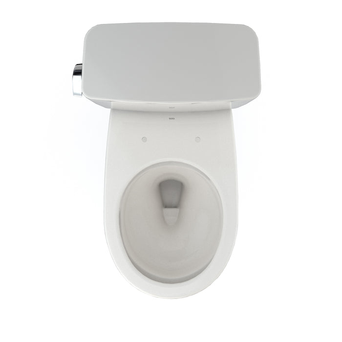 TOTO CST775CEFG#11 Drake Two-Piece Round 1.28 GPF Universal Height Toilet, Colonial White