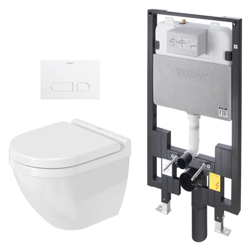 Duravit WD7022001090 Starck 3 Wall Mounted Toilet White