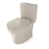 TOTO MS446124CEMGN#03 Aquia IV WASHLET+ Two-Piece Dual Flush Toilet in Bone Finish