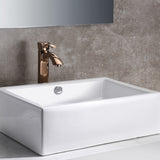 ANZZI LS-AZ122 Deux Series Ceramic Vessel Sink in White