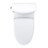 TOTO MW4364726CEMFGN#01 WASHLET+ Aquia IV Cube Two-Piece Dual Flush Toilet with S7 Bidet Seat, Cotton White
