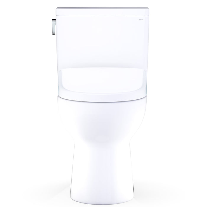 TOTO MW4724726CEFGA#01 Glaston WASHLET+ S7 Two-Piece Elongated 1.28 GPF Auto Flush Universal Height Toilet
