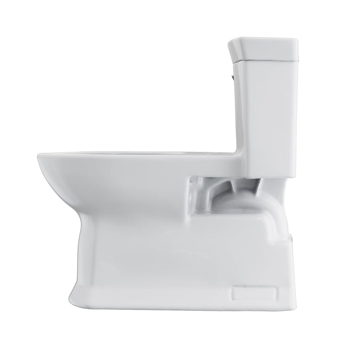 TOTO CST964CEFGAT40#01 Soiree One Piece Elongated 1.28 GPF Universal Height Skirted Toilet